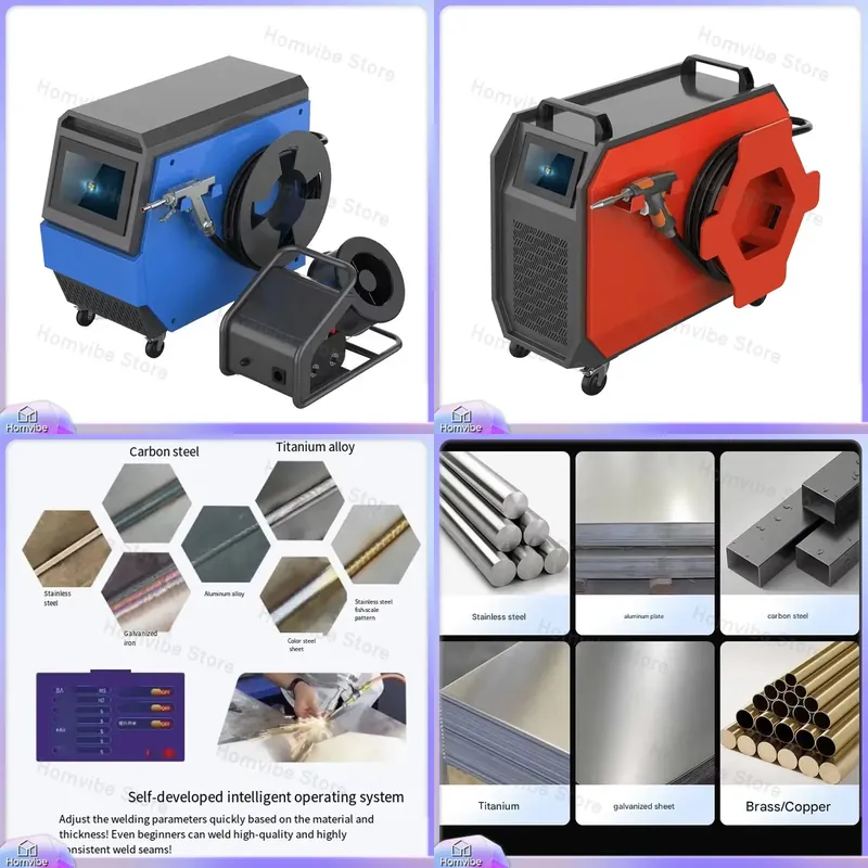 Industrial Handheld Laser Welder - Four-in-One Air-Cooled Laser Welding Machine Handheld