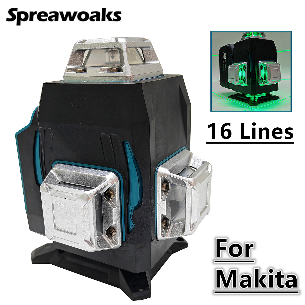 Industrial Laser Level - 4D 16 Lines 360° Self-leveling Laser