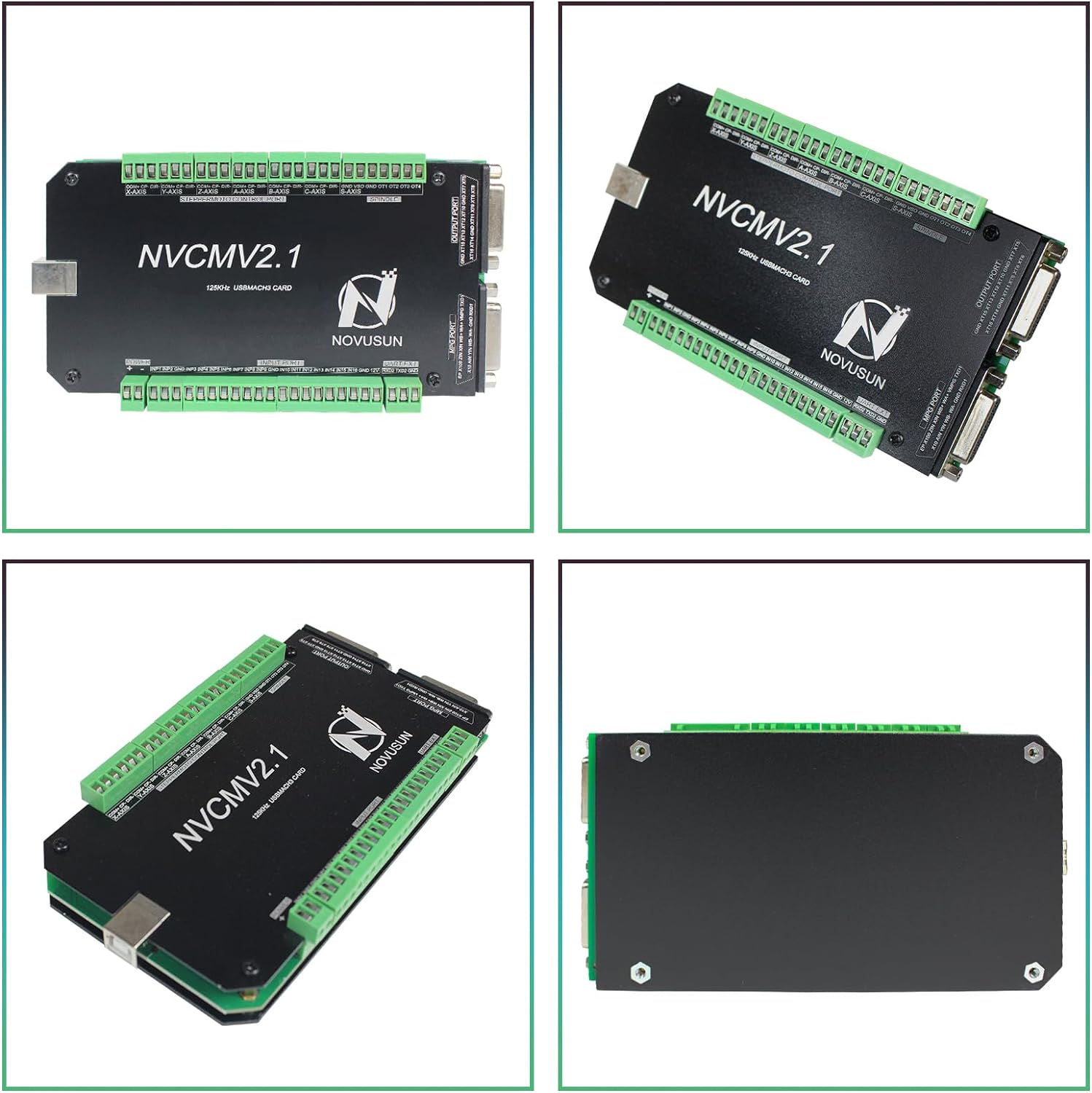 6 Axis 125KHz NVCM USB Mach3 S - đánh giá và giá Breakout Board Mach3