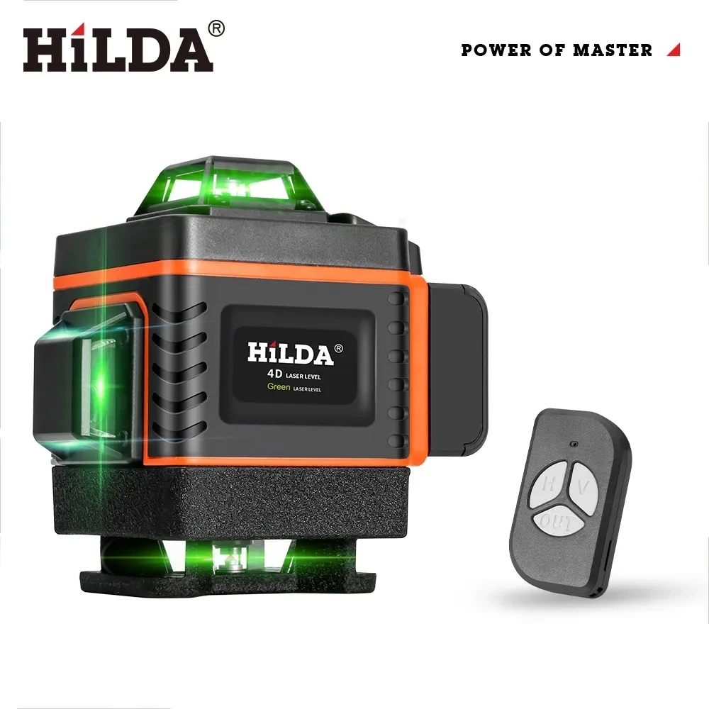 HILDA 16/12Lines 4D Laser Leve - đánh giá và giá Industrial Laser Level