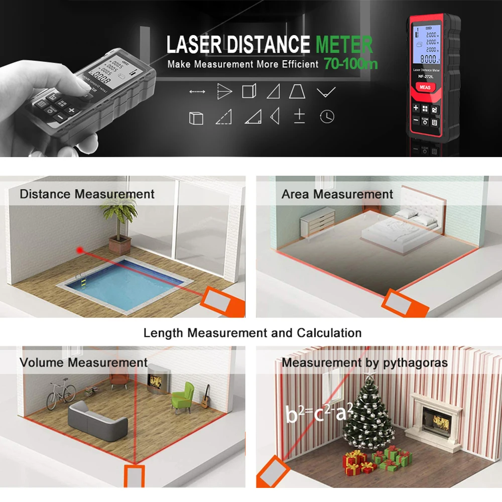 Noyafa NF-271 Đo Khoảng Cách 4 - đánh giá và giá Industrial Laser Training