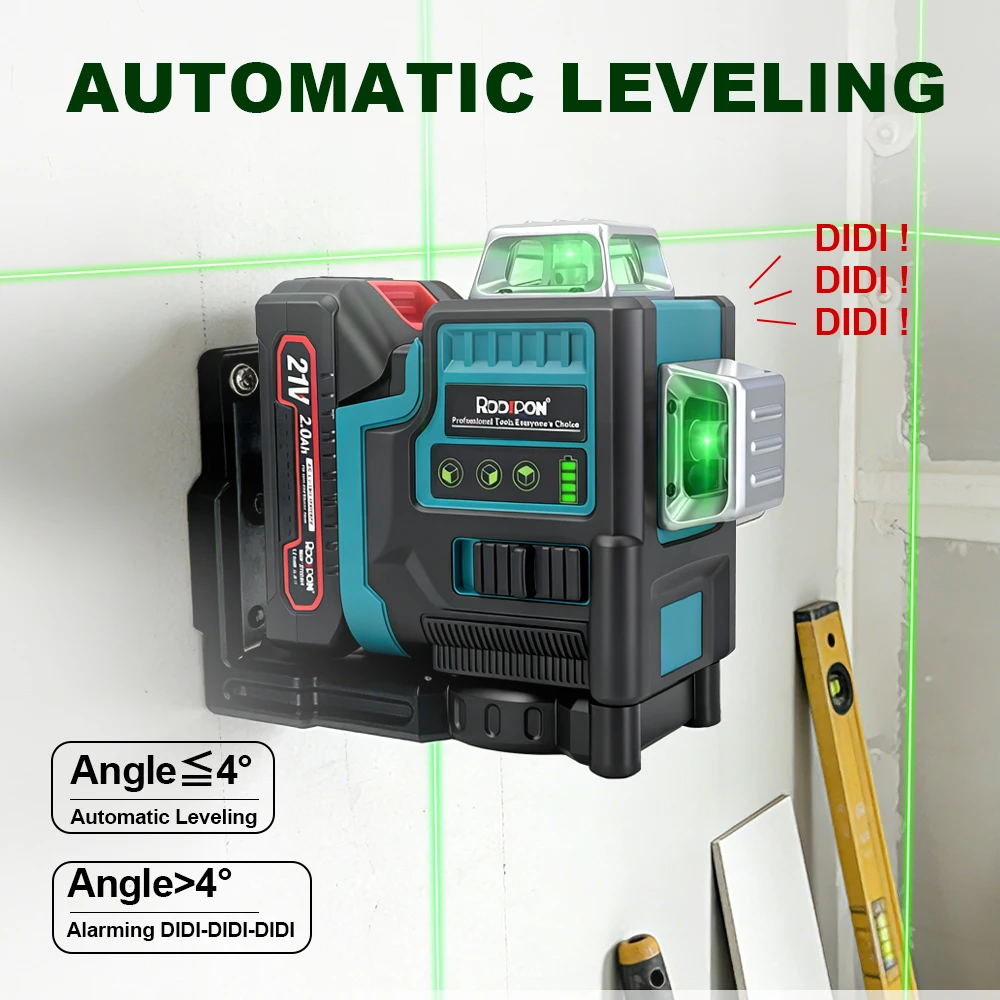 12 Lines Laser Level Green Lin - đánh giá và giá Industrial Laser Level