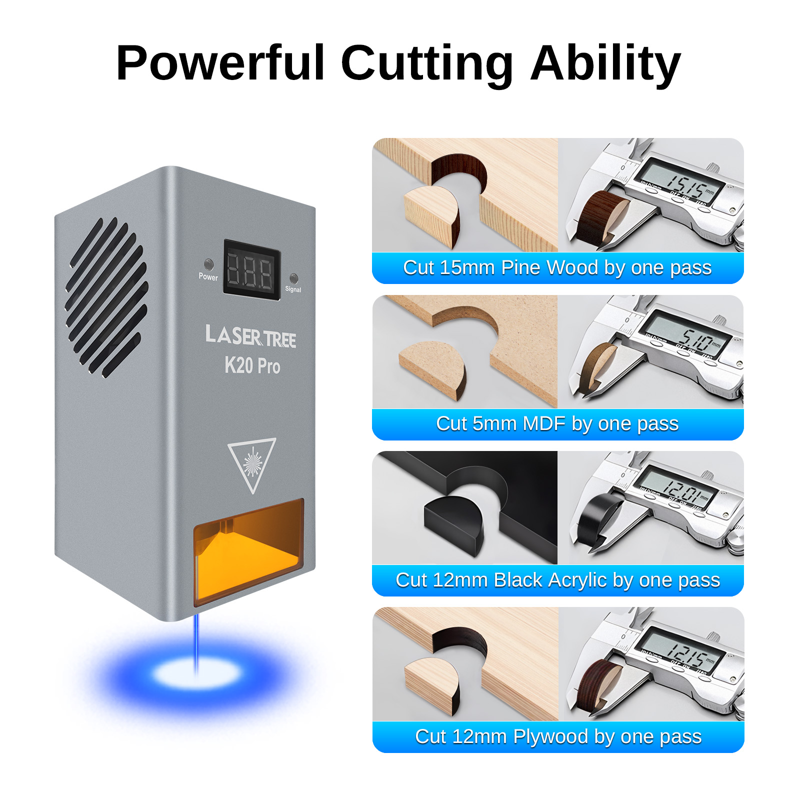 LASER TREE K20 20W Optical Pow - đánh giá và giá Industrial Laser Diode