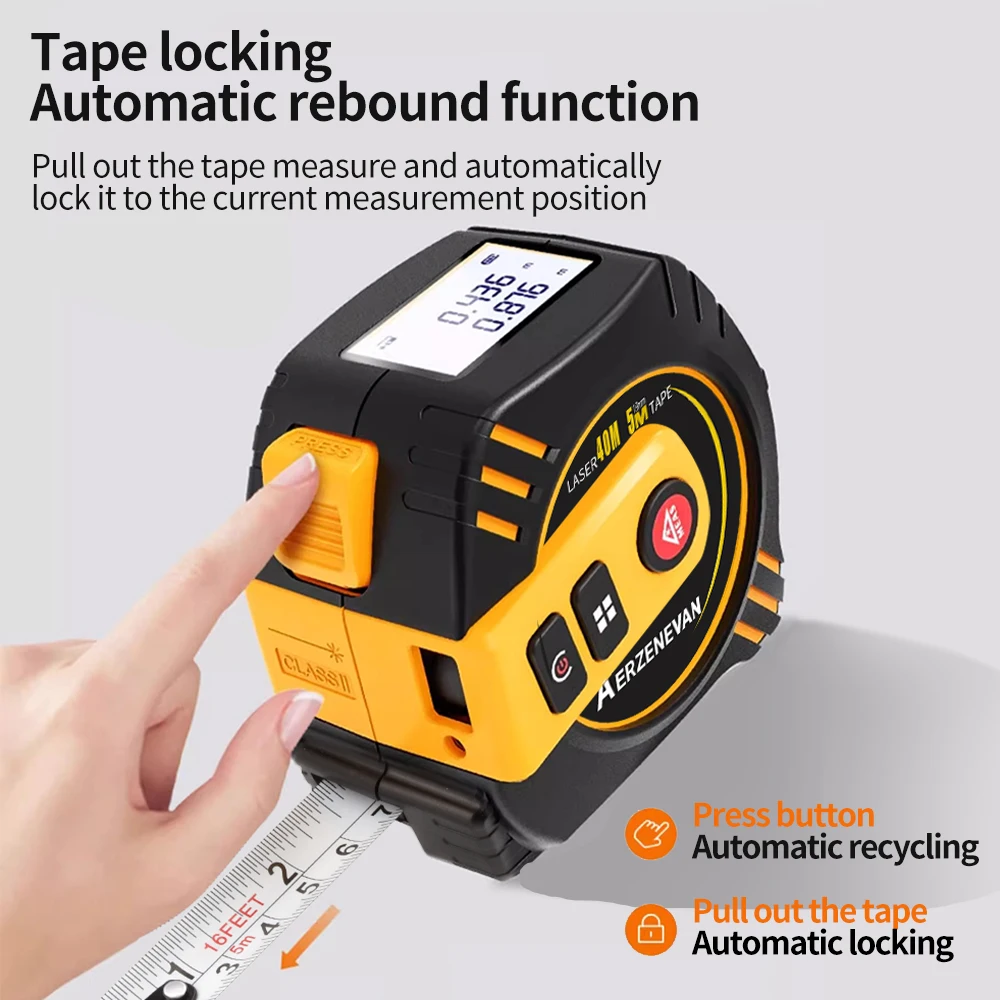 80m Laser Tape Measure Tape Me - đánh giá và giá Industrial Laser Training