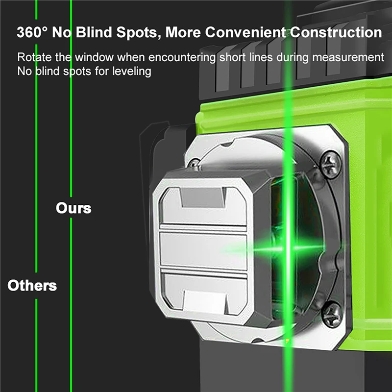 8/12/16 Lines Laser Level 4D G - đánh giá và giá Industrial Laser Level