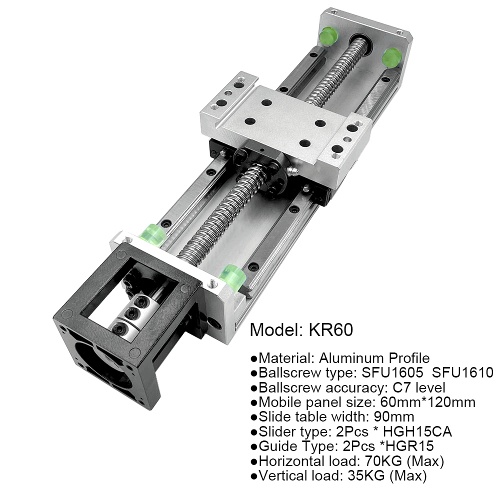 Sliding Table Ball Screw SFU16 - đánh giá và giá Servo Motor Cnc