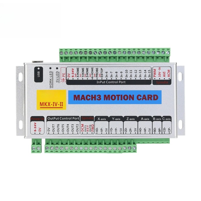 MK4-IV 4-Axis USB Motion Card  - đánh giá và giá Breakout Board Mach3