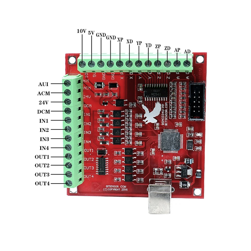 MHCNC USB Mach3 4 Axis Breakou - đánh giá và giá Breakout Board Mach3
