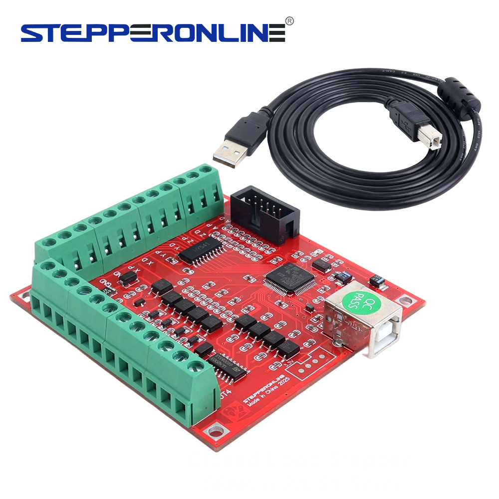 4-Axis USB CNC Breakout Board  - đánh giá và giá Breakout Board Mach3