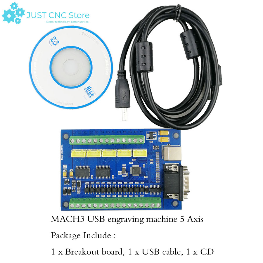 MACH3 USB CNC Driver breakout  - đánh giá và giá Breakout Board Mach3