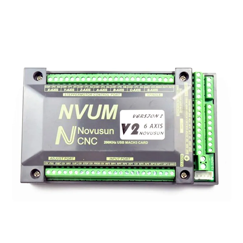 NVUM 4 Axis Mach3 USB Card 300 - đánh giá và giá Breakout Board Mach3