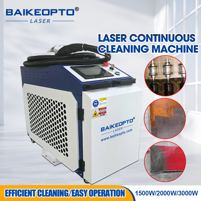 Continuous Fiber Laser Cleanin - đánh giá và giá Industrial Laser Removal Machine